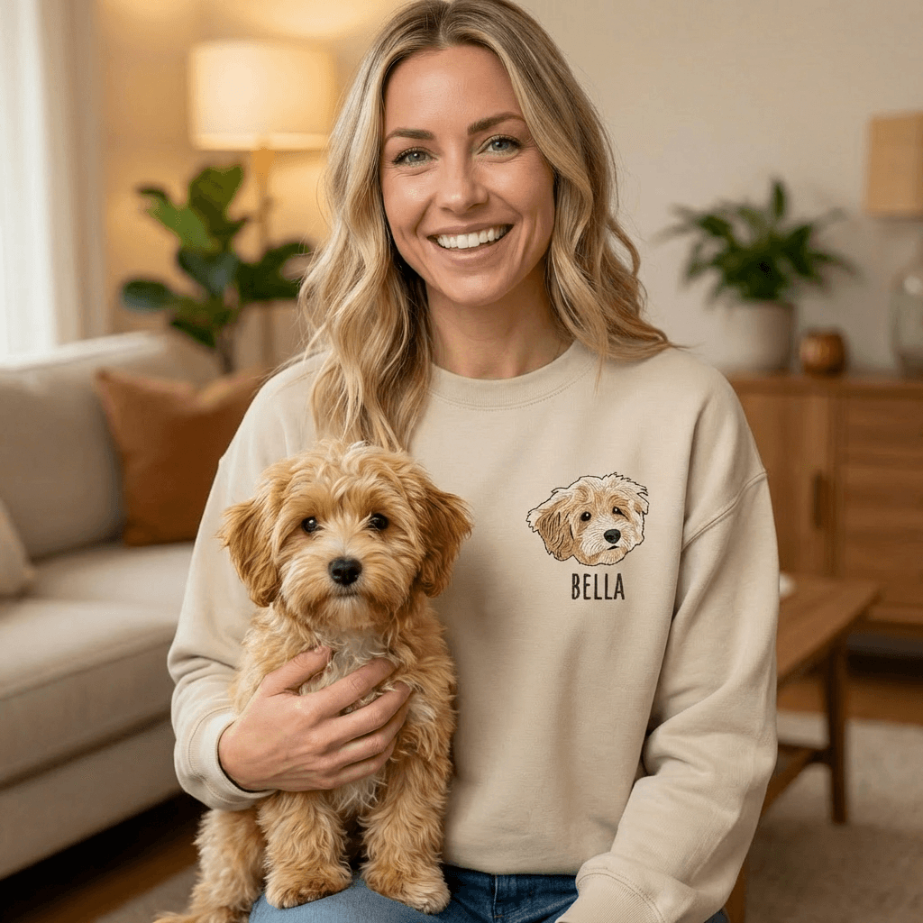 Embroidered Pet Sweatshirt