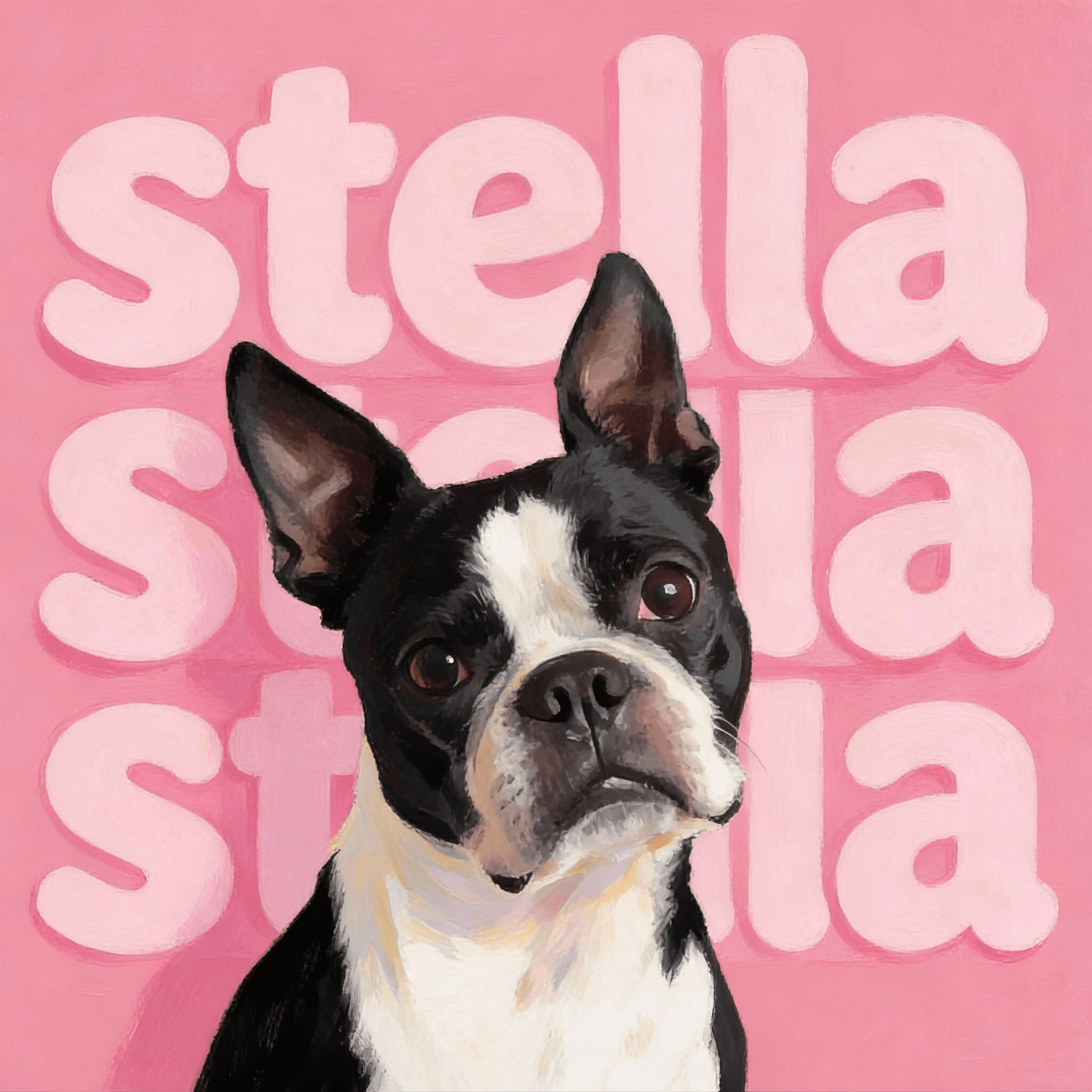 Pet portrait masterpiece